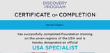usa domestic travel specialist