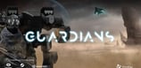 Two robot-like gorillas in the image of the VR video game Guardians