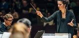 Miss Alexandra conducting Mahler at the University of Toronto