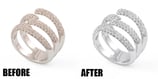 recoloring of gold or silver