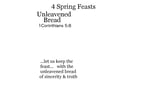1 Corinthians 5:8 You should see