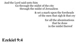 Ezekiel 9:4 You should see