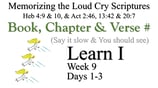 Learn I (Days 1-3)