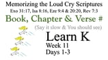Learn K (Days 1-3)