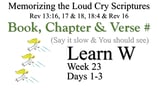 Learn W (Days 1-3)