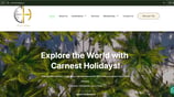 Tours and travel website for Carnest Holidays by Suvarna Visions in Vijayawada
