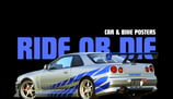 Car and bike themed poster category for automobile lovers