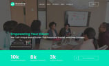 A consultation firm homepage ui design 