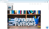 Website for Suvarna Tuitions in Vijayawada designed by Suvarna Visions