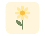 daisy icon for decoration