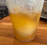poire pochée à la verveine