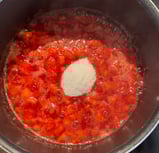 composée aux fraises