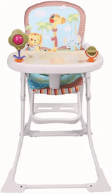 a baby's high chair with a baby's high chair