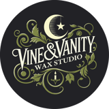 Vine and Vanity Wax Studio logo