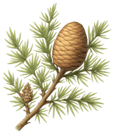 cedarwood illustration