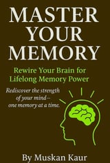 a book cover of a book titled master your memory