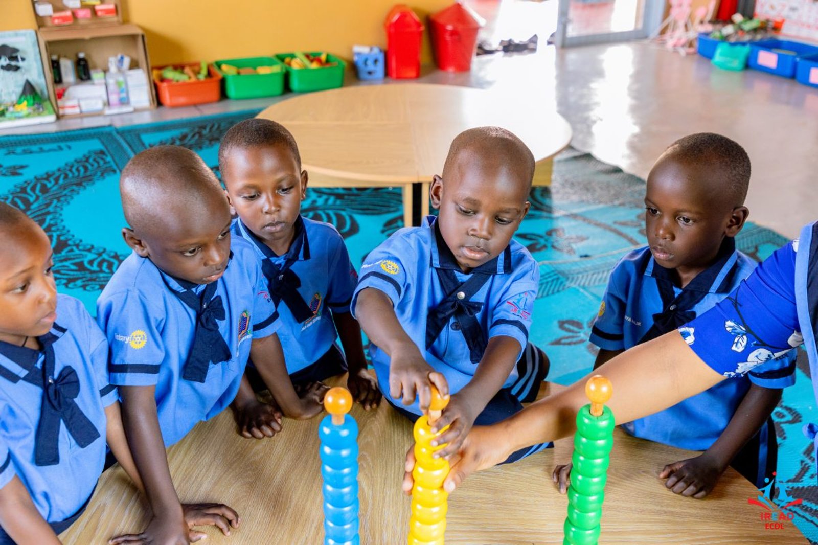Tablet-based learning in a Ugandan classroom