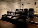 Lovett Film-Watching Room reclining chairs