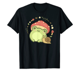 Kawaii Cute Frog Banjo Butterfly T-Shirt