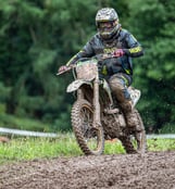 Motocross rider, Babel, North Wales, UK
