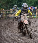 Motocross rider, Babel, North Wales, UK