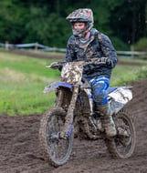Motocross rider, Babel, North Wales, UK