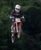 Motocross rider, Babel, North Wales, UK