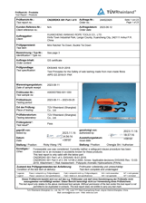 Tie down GS certificate