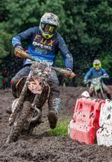 Motocross rider, Babel, North Wales, UK
