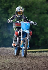 Motocross rider, Babel, North Wales, UK