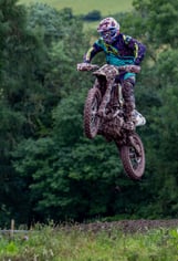 Motocross rider, Babel, North Wales, UK