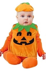 costume zucca neonato