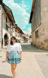 lindsay emerson in gruyeres switzerland