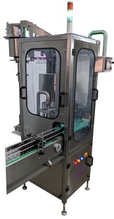 bottle capping machine compact in size with pick and place for caps