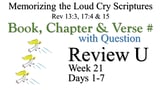 Review U (Days 1-7) with Q
