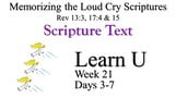 Learn U (Days 3-7)