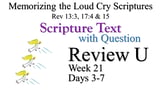Review U (Days 3-7) with Q