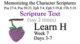 Learn H (Days 3-7)