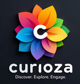 Curioza: Where Curiosity Meets Clarity logo