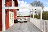 A wood barn paint colored with a mate finish ready to use