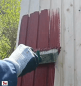 How to paint naural Barn paint ready to use mixture