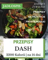 Dieta DASH 2200 kcal jadłospis na 14 dni pdf