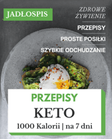 dieta keto jadłospis na tydzień 1000 kcal