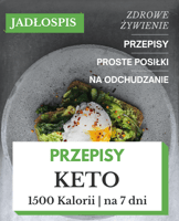 dieta keto jadłospis na tydzień 1500 kcal