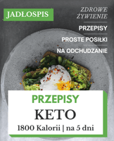 dieta ketogeniczna jadłospis 1800 kcal