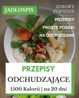 Dieta odchudzająca 1500 kcal na 20 dni