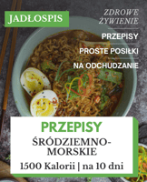 Dieta śródziemnomorska jadłospis 1500 kcal pdf