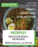 Dieta śródziemnomorska jadłospis 2000 kcal pdf