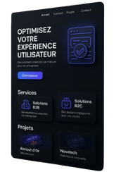<img src="maquette-site-aesthetics.png" alt="Maquette 3D d'un site web symbolisant l ux