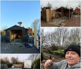 the owner of hiltons rubbish removals next to a few jobs thats been carried out in worcester